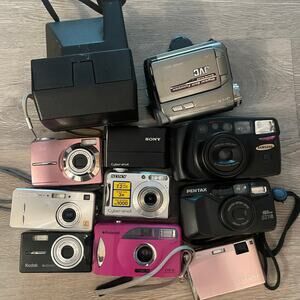 FOR PARTS/REPAIR Digital & Film Camera Lot - Kodak, Sony, Nikon etc